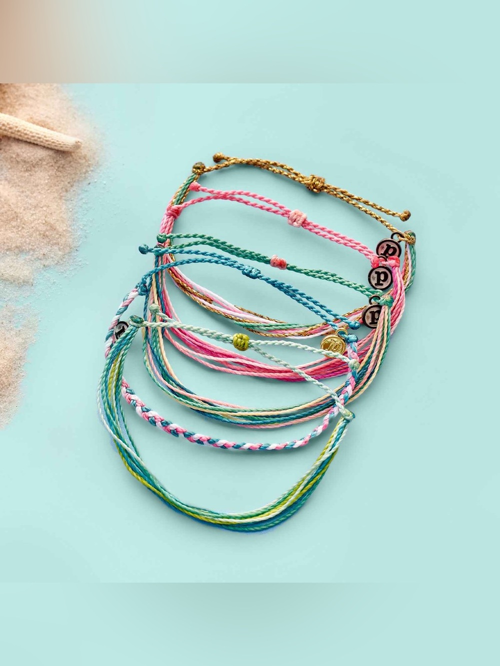 Pura Vida Spring Breakers Friendship Bracelets 5 Pack - Picture 4 of 4